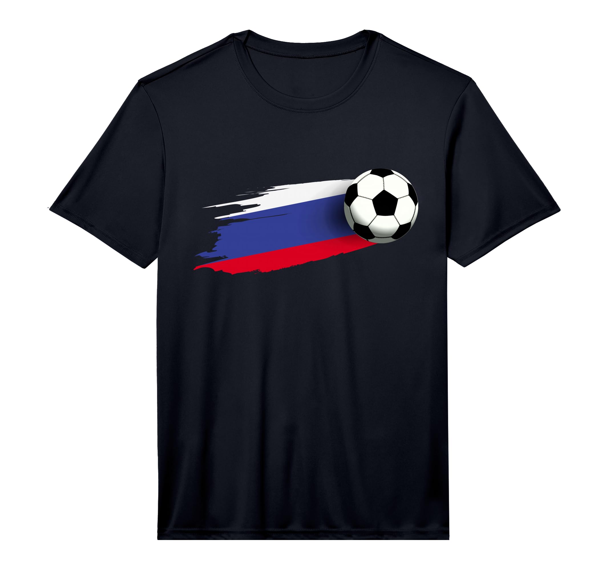 Russia Flag Russia Soccer Flag Russia T-Shirt - Novelty Apparel Unisex