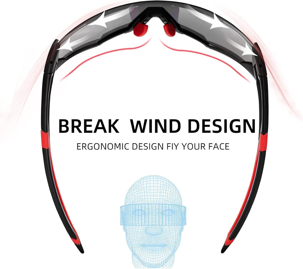 Thickened PC Lens Photochromic Sunglasses (UV400)