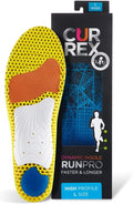 CURREX RunPro Insoles for Running Shoes – Arch Support Inserts to Help Reduce Fatigue, Prevent Injuries & Boost Performance – for Men & Women – High Arch, Large
