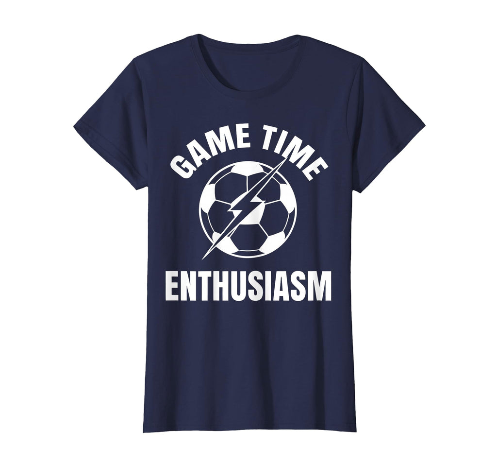 Game Time Enthusiasm Soccer Mom T-Shirt - Trendy Graphic Men Women