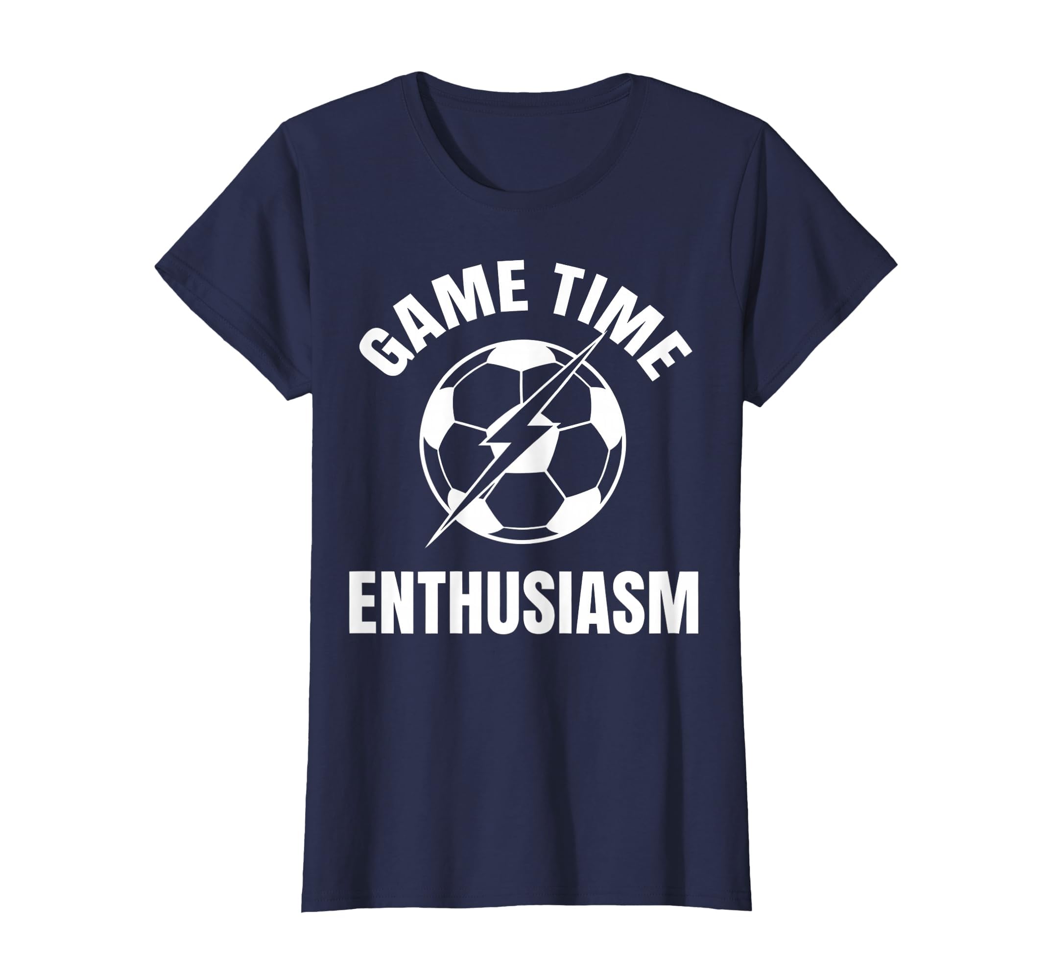 Game Time Enthusiasm Soccer Mom T-Shirt - Trendy Graphic Men Women