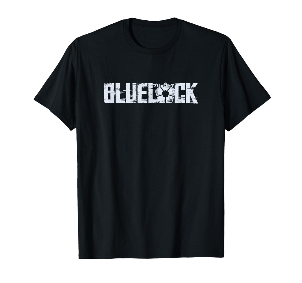 Blue Lock Epic Bold Distressed Glitch T-Shirt - Novelty Apparel Men Women