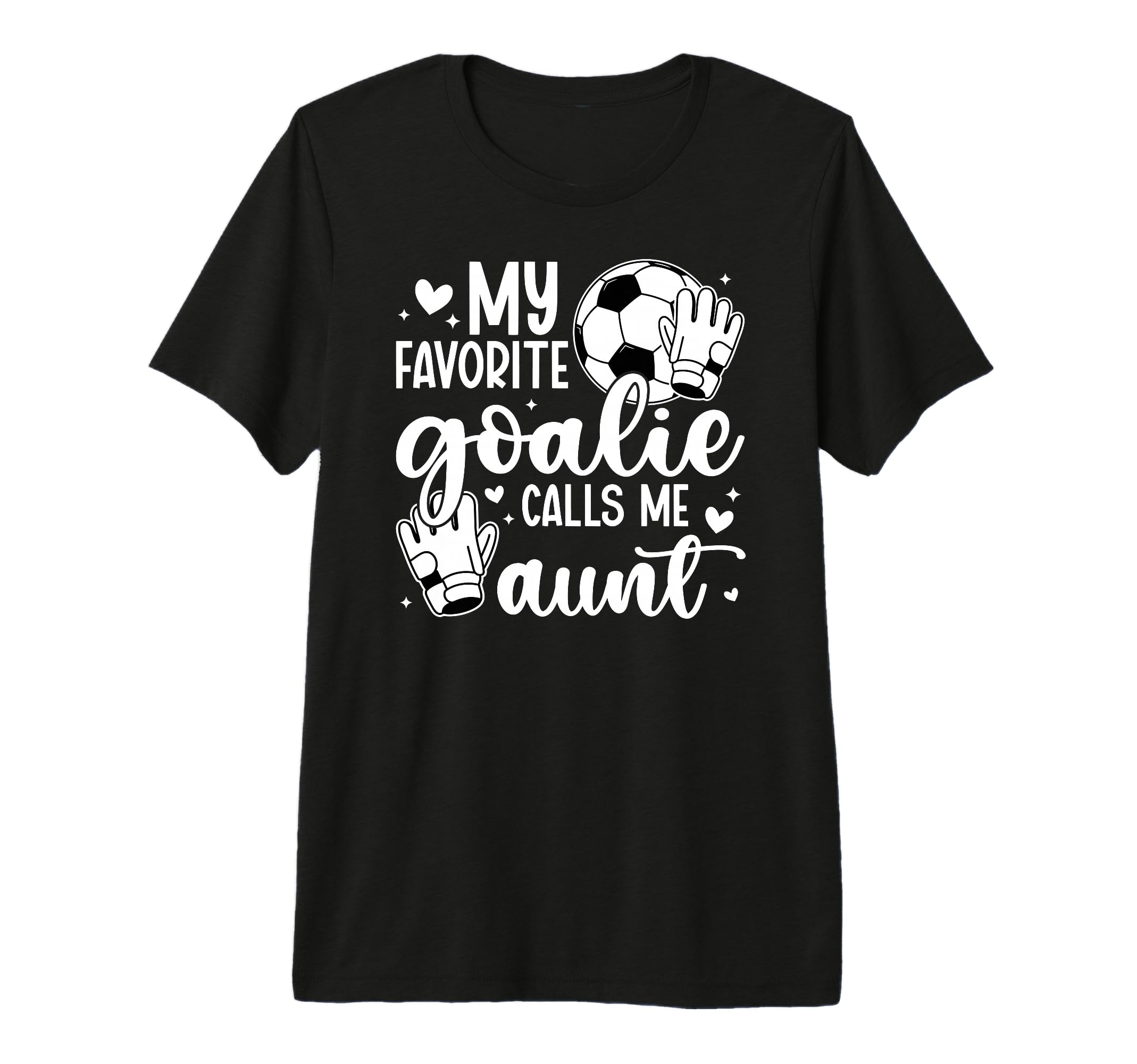 Proud Soccer Goalie Aunt Soccer Keeper T-Shirt - Novelty Apparel Unisex