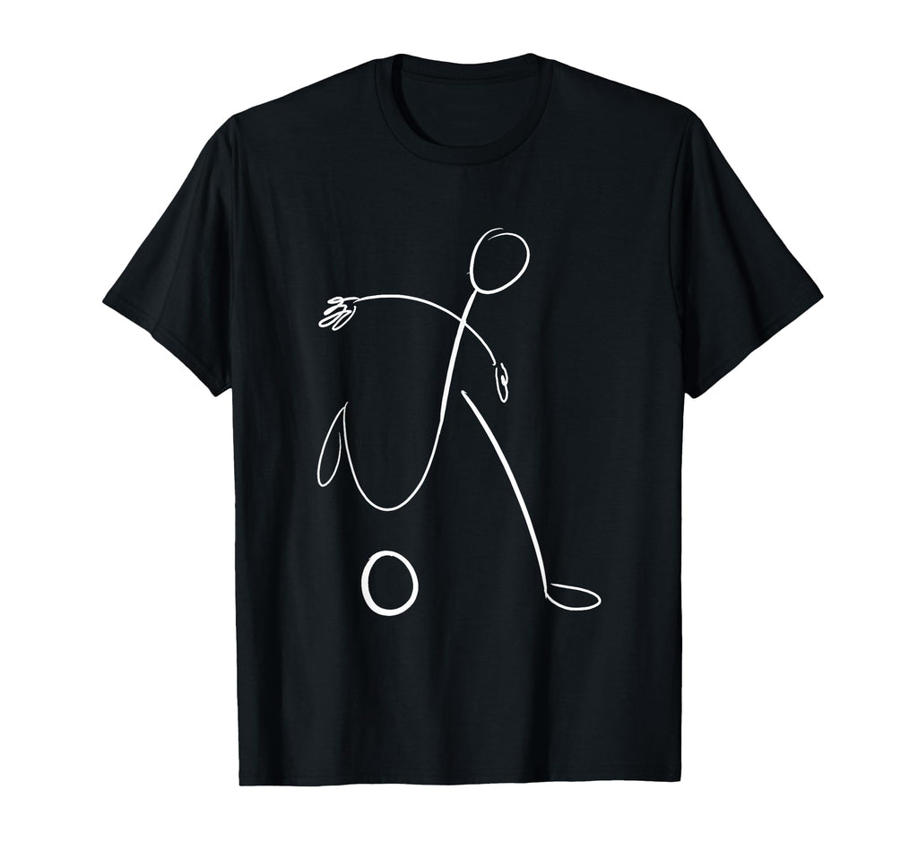 Soccer Player Minimalist Sport Soccer T-Shirt - Custom Art Print Unisex