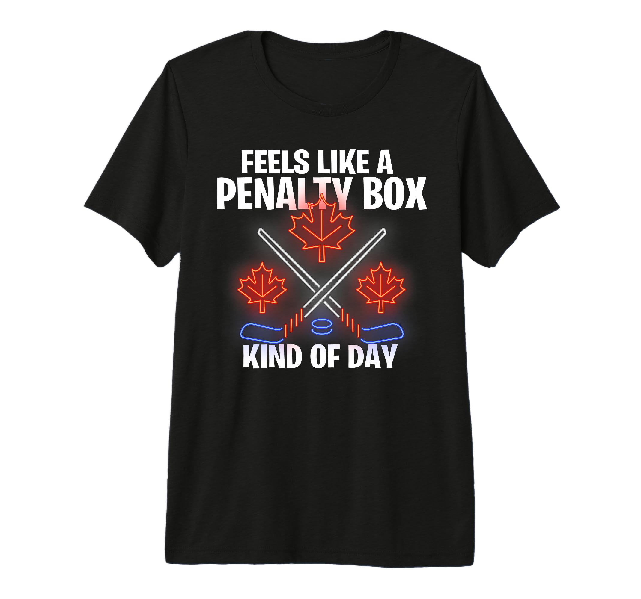 Funny Hockey Feels Like Penalty Box Kind T-Shirt - Graphic Print Men Women