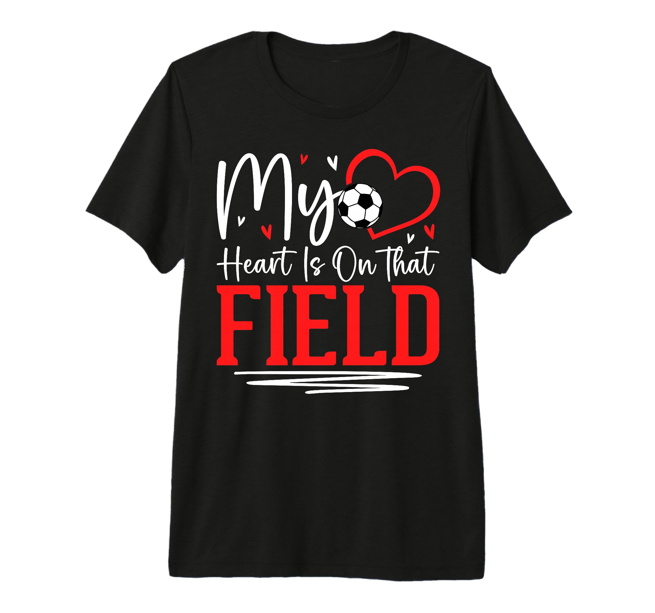 My Heart Is That Field Tri Blend T-Shirt - Novelty Apparel Unisex