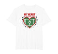 My Heart Is That Field Soccer Fan T-Shirt - Aesthetic Graphic for Adults