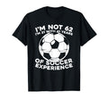 62Th Birthday Soccer Team Player T-Shirt - Fun Novelty Design Men Women