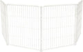 FXW Homeplus Unleashed Indoor Dog Playpen - Stress-Free and Safe Play, Heavy Duty 32 Inch 4 Wire Panels Dog Pen for Puppy and Small Dogs, White│Patented