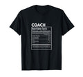Coach Gift Coach Funny Nutritional T-Shirt - Streetwear Style Men Women