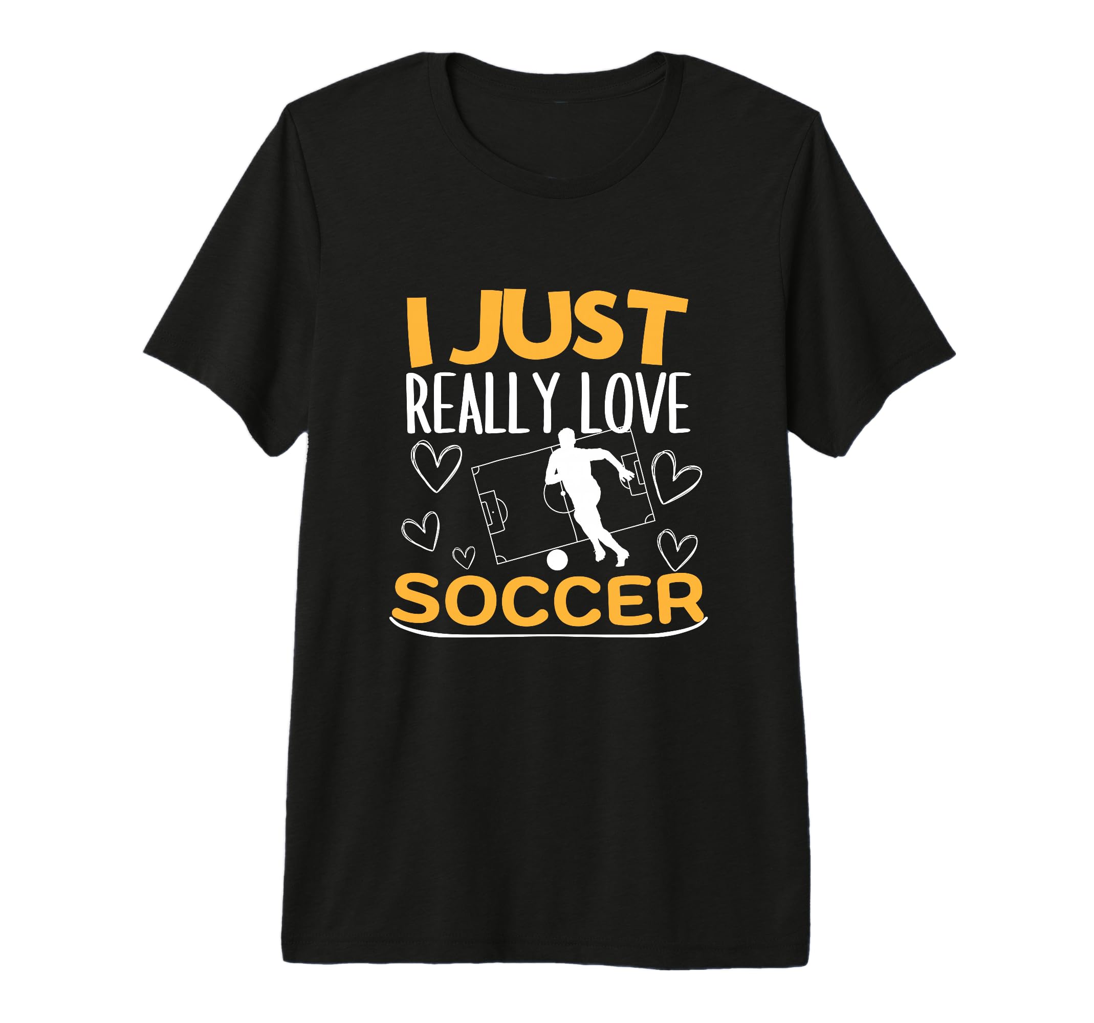 Soccer Player I Just Really Love T-Shirt - Fun Novelty Design Men Women
