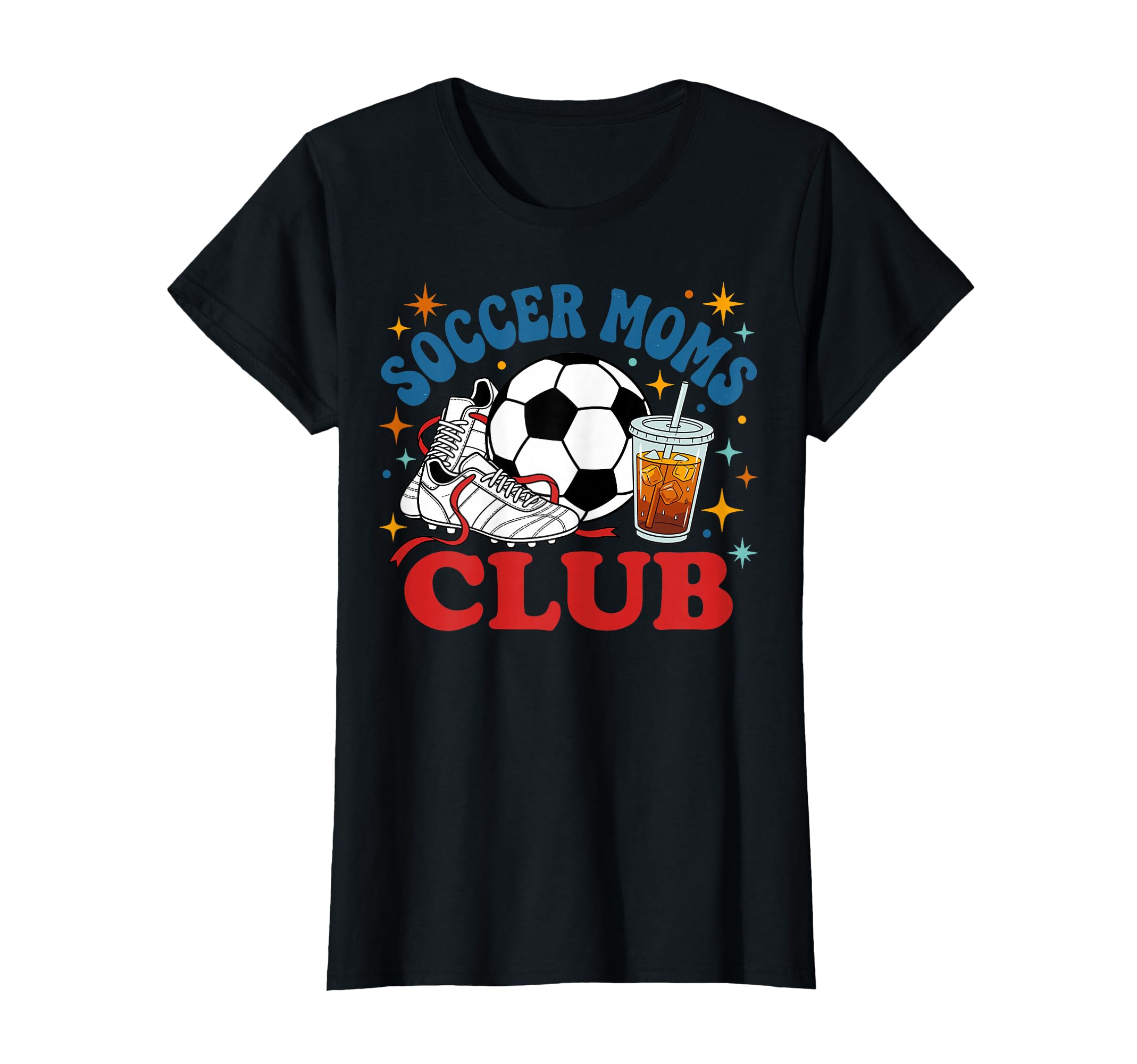 Soccer Moms Club Fun Game Day Soccer T-Shirt - Minimalist Print Men Women