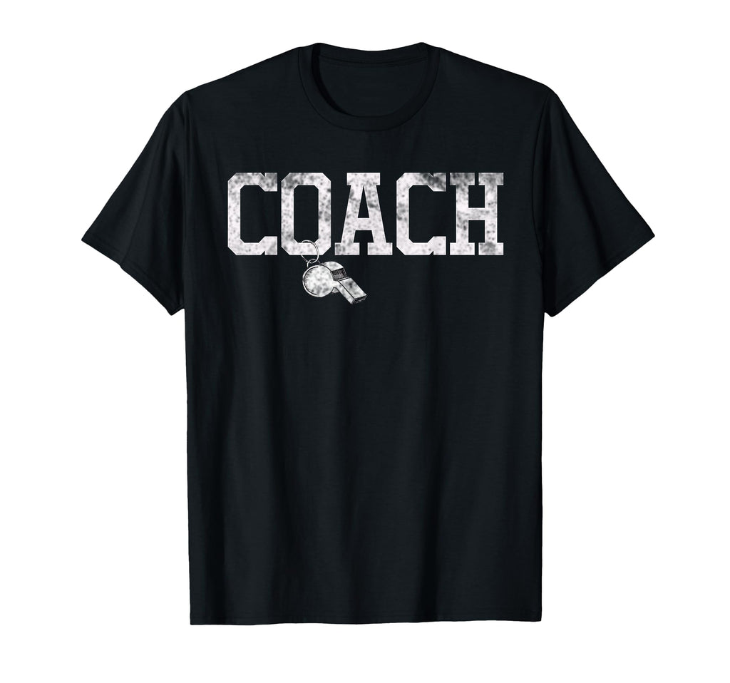 Coach Whistle Football Soccer T-Shirt - Fun Novelty Design Men Women
