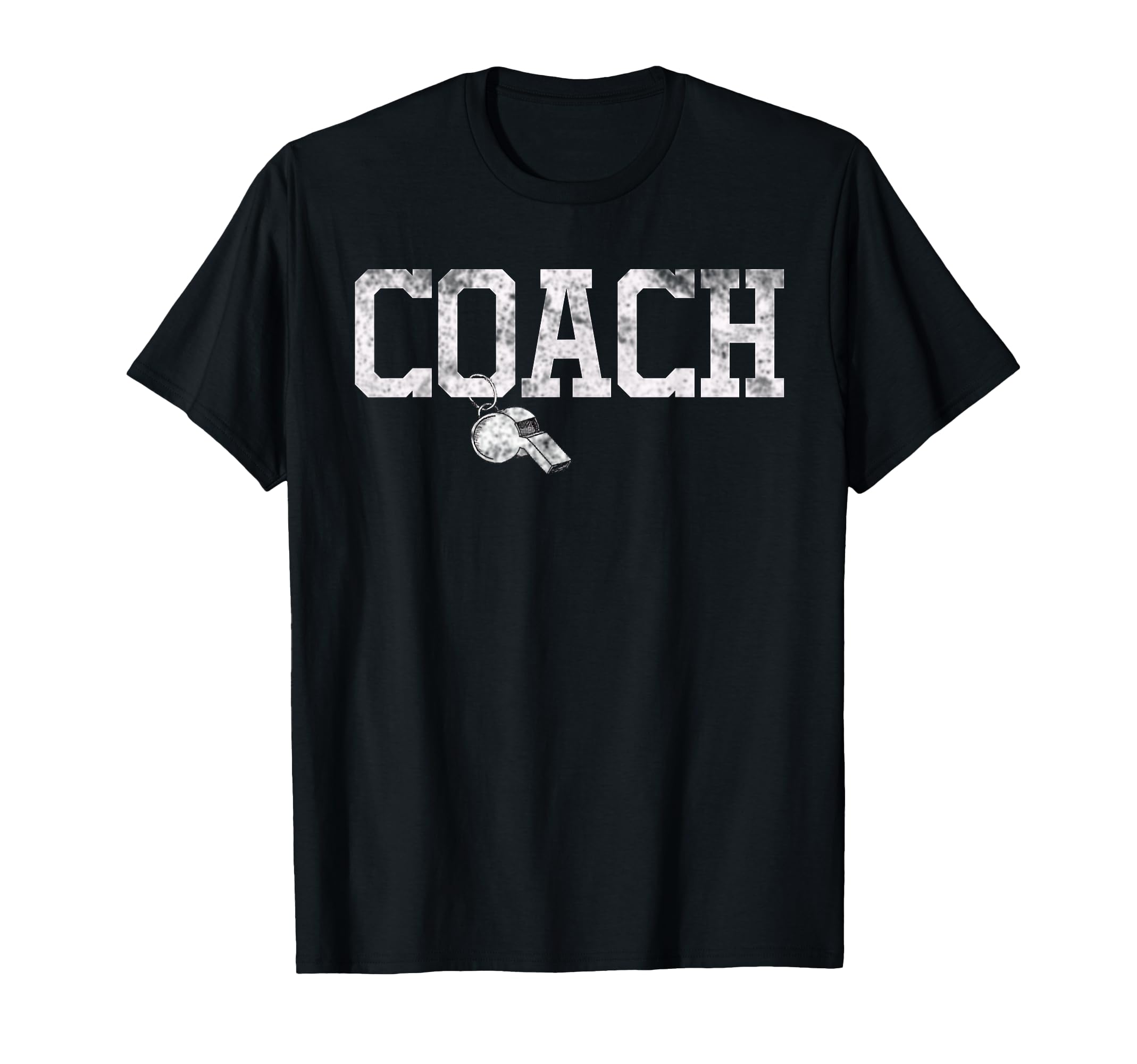 Coach Whistle Football Soccer T-Shirt - Fun Novelty Design Men Women