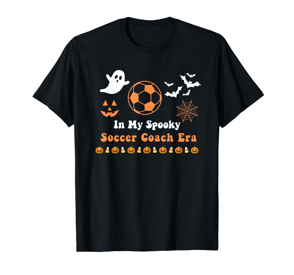 Soccer Coach Halloween Spooky Trendy T-Shirt - Streetwear Style Unisex