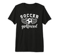 Soccer Girlfriend Hearts Soccer T-Shirt - Casual Everyday Wear Unisex
