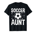 Soccer Aunt Heart Sport Lover T-Shirt - Aesthetic Graphic for Adults