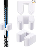Yousoontic Hockey Stick Holder Wall Mount, 1-6 Stick Capacity, Ice and Field Hockey Organizer (Decor & Storage 2-in-1) for Home Garage Room Office Sports Decoration