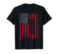 Us Flag Soccer Sport Soccer Player T-Shirt - Minimalist Print for Adults