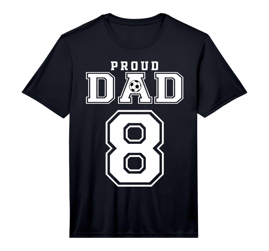 Number 8 Custom Proud Soccer Futbol T-Shirt - Streetwear Style Men Women