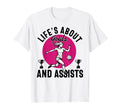 Lifes About Goals And Assists Soccer T-Shirt - Unique Graphic for Adults