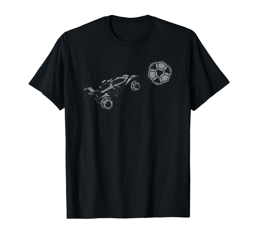 Rocket Soccer Car Gamer Football T-Shirt - Unique Graphic Men Women