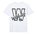 Wildcats School Sports Fan Team T-Shirt - Novelty Apparel for Adults