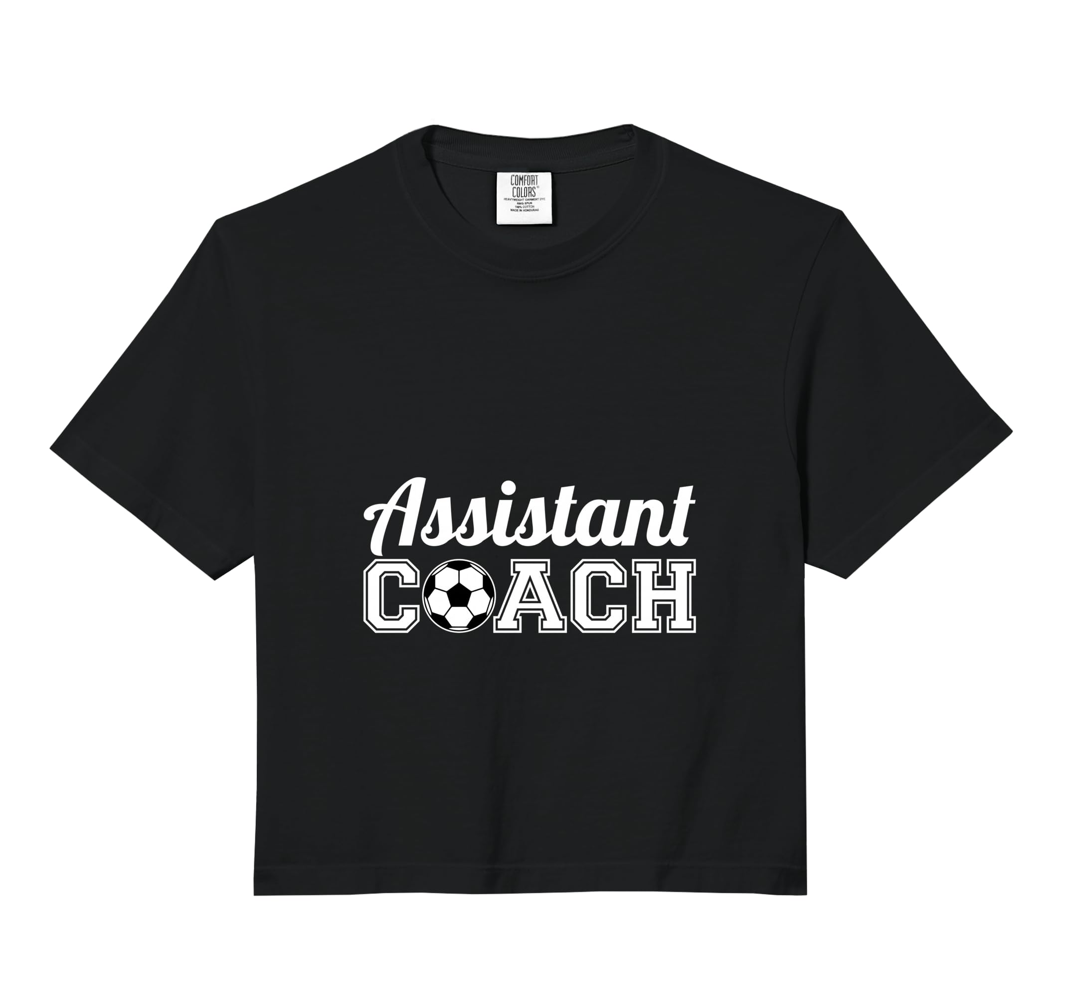 Assistant Soccer Coach Comfort Colors Hoodie - Trendy Graphic for Adults