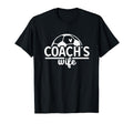 Soccer Coachs Wife Proud Wife Soccer Coach T-Shirt - Trendy Graphic Unisex