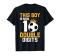 This Is Now 10 Double Digits Soccer T-Shirt - Fun Novelty Design Unisex