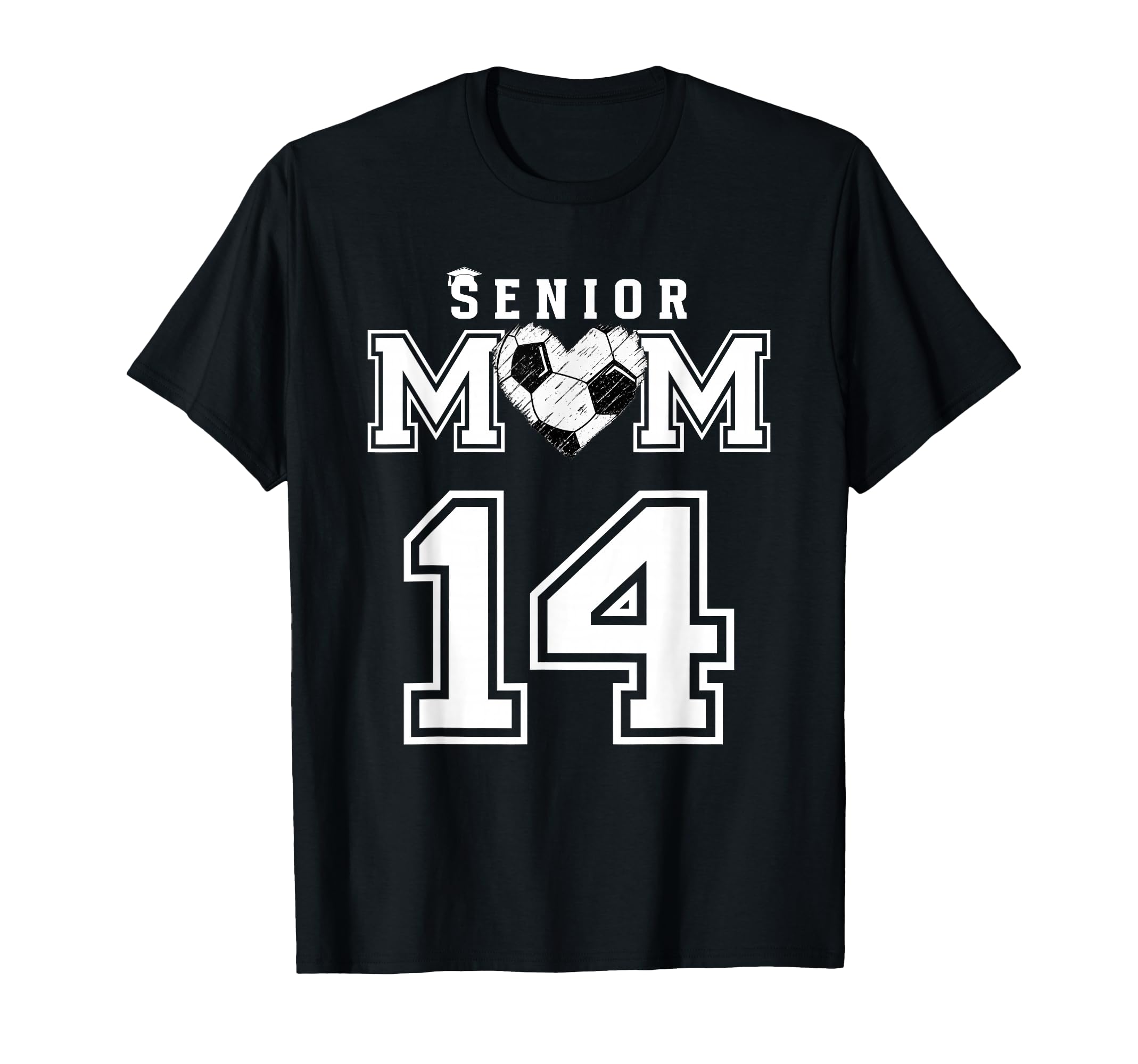 Proud Senior Soccer Mom Custom T-Shirt - Aesthetic Graphic for Adults
