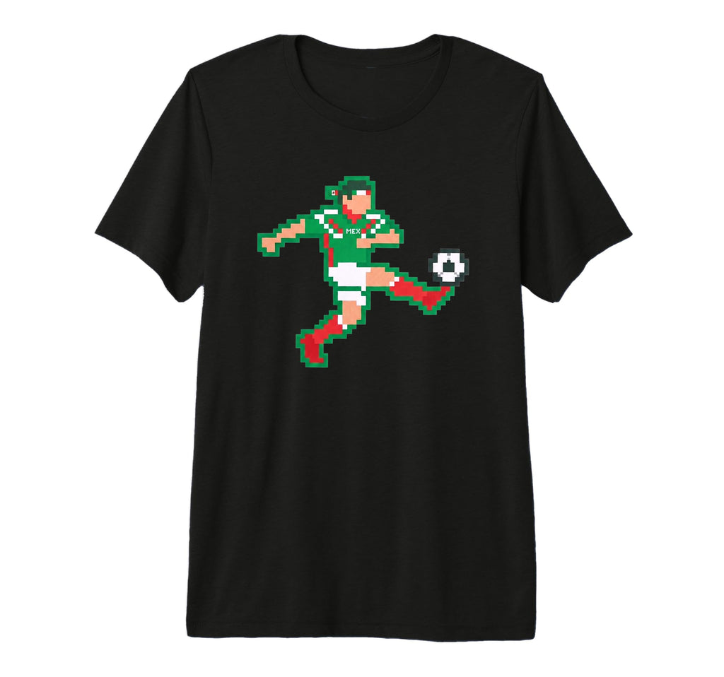 Mexico Soccer Pixel Futbol Mexican T-Shirt - Trendy Graphic for Adults