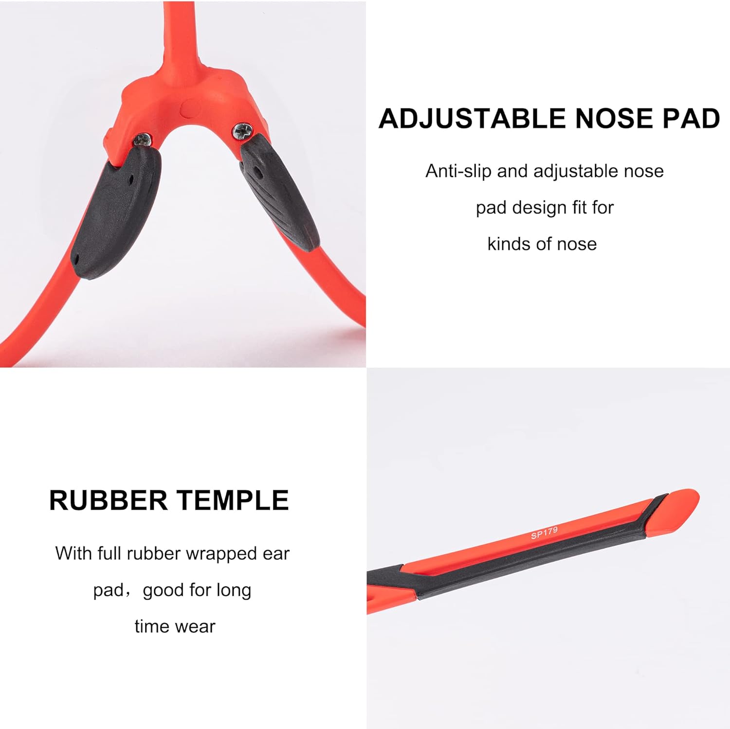 Aerodynamic Windproof Photochromic Cycling Sunglasses