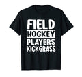 Field Hockey Player Kickgrass Goalkeeper T-Shirt - Minimalist Print Unisex