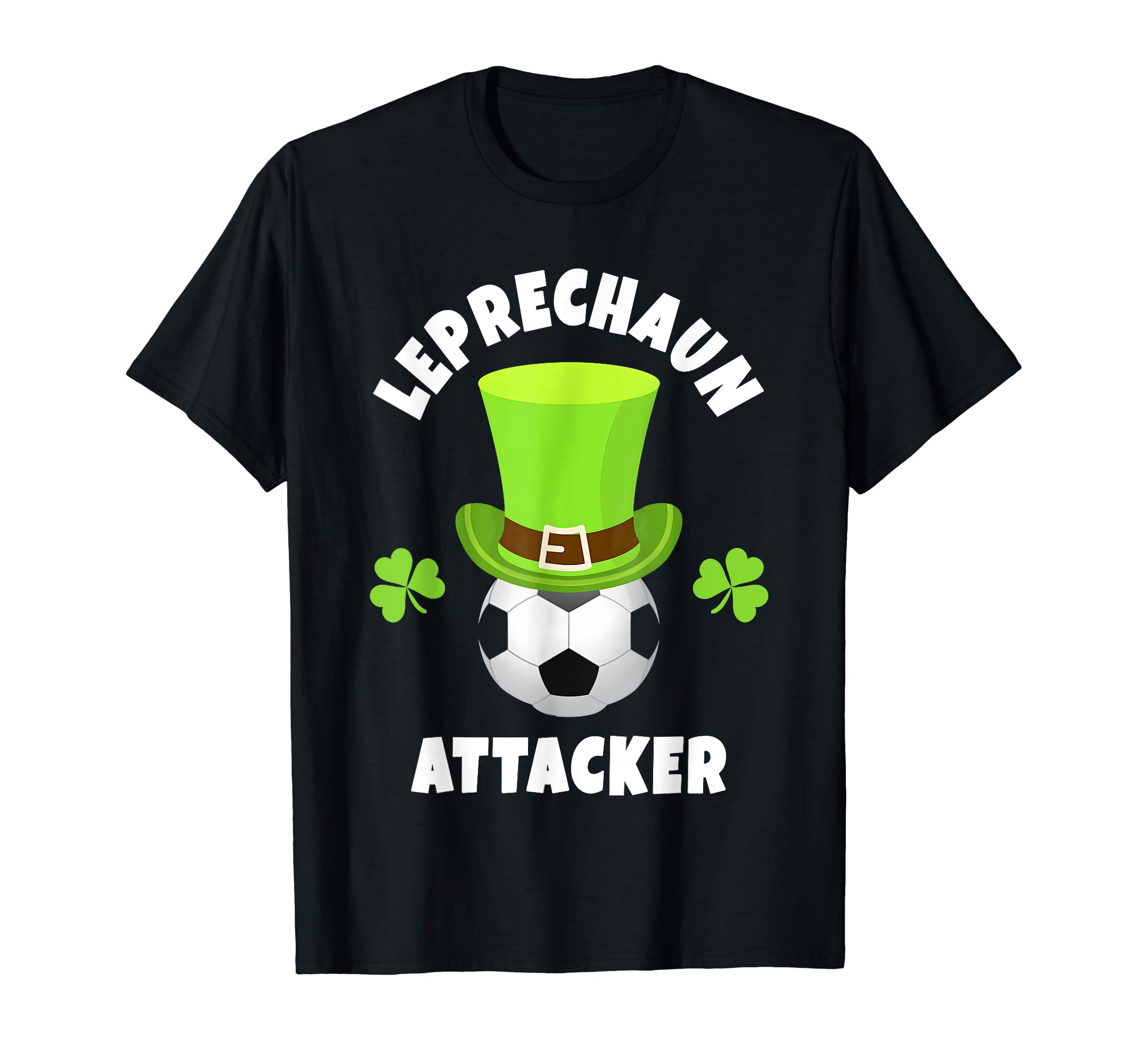 Soccer Attackers Leprechaun Attacker T-Shirt - Custom Art Print Men Women