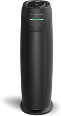 GermGuardian HEPA Air Purifier for Home, Large Rooms Up To 743 Sq. Ft. with HEPA PURE Air Filter, Air Quality Monitor & UV-C Light, AC4880B, 22" Tower, Black