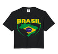 Brazil Flag Brasil Soccer Football Hoodie - Trendy Graphic for Adults