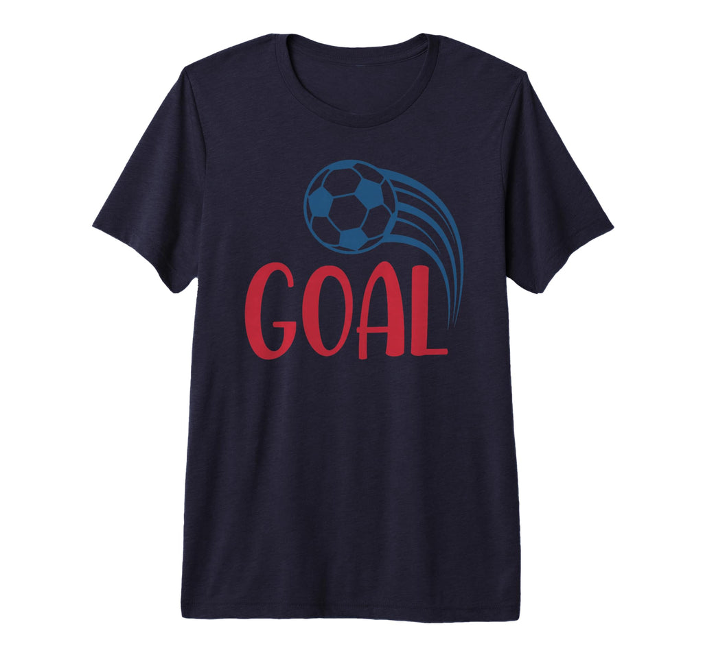 Goal Soccer Fan Training Soccer T-Shirt - Minimalist Print Men Women