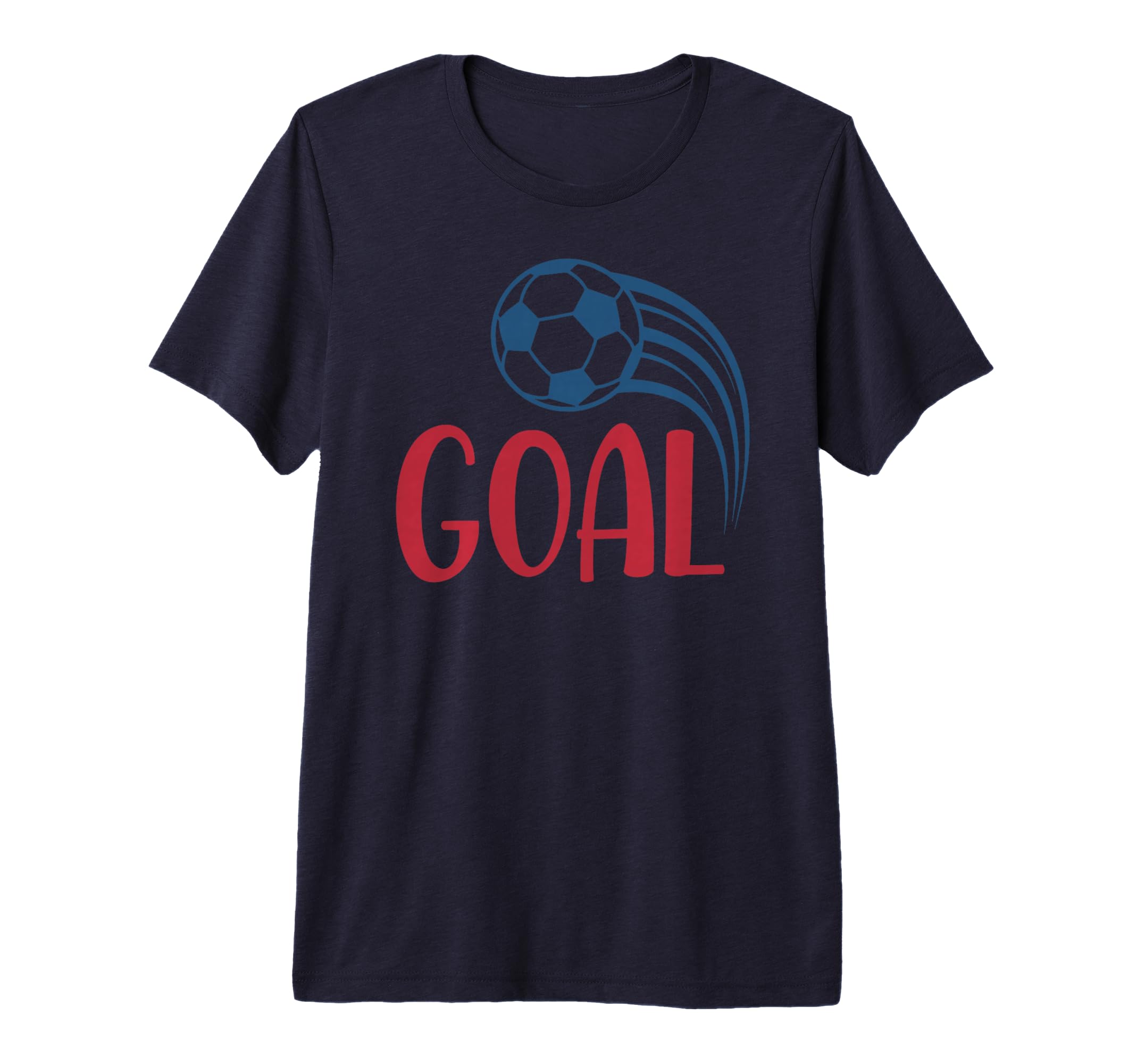 Goal Soccer Fan Training Soccer T-Shirt - Minimalist Print Men Women