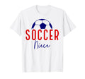 Soccer Niece Soccer Ball Support Soccer T-Shirt - Graphic Print Men Women