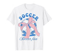 Soccer Fan Coquette Bow T-Shirt - Novelty Apparel Unisex
