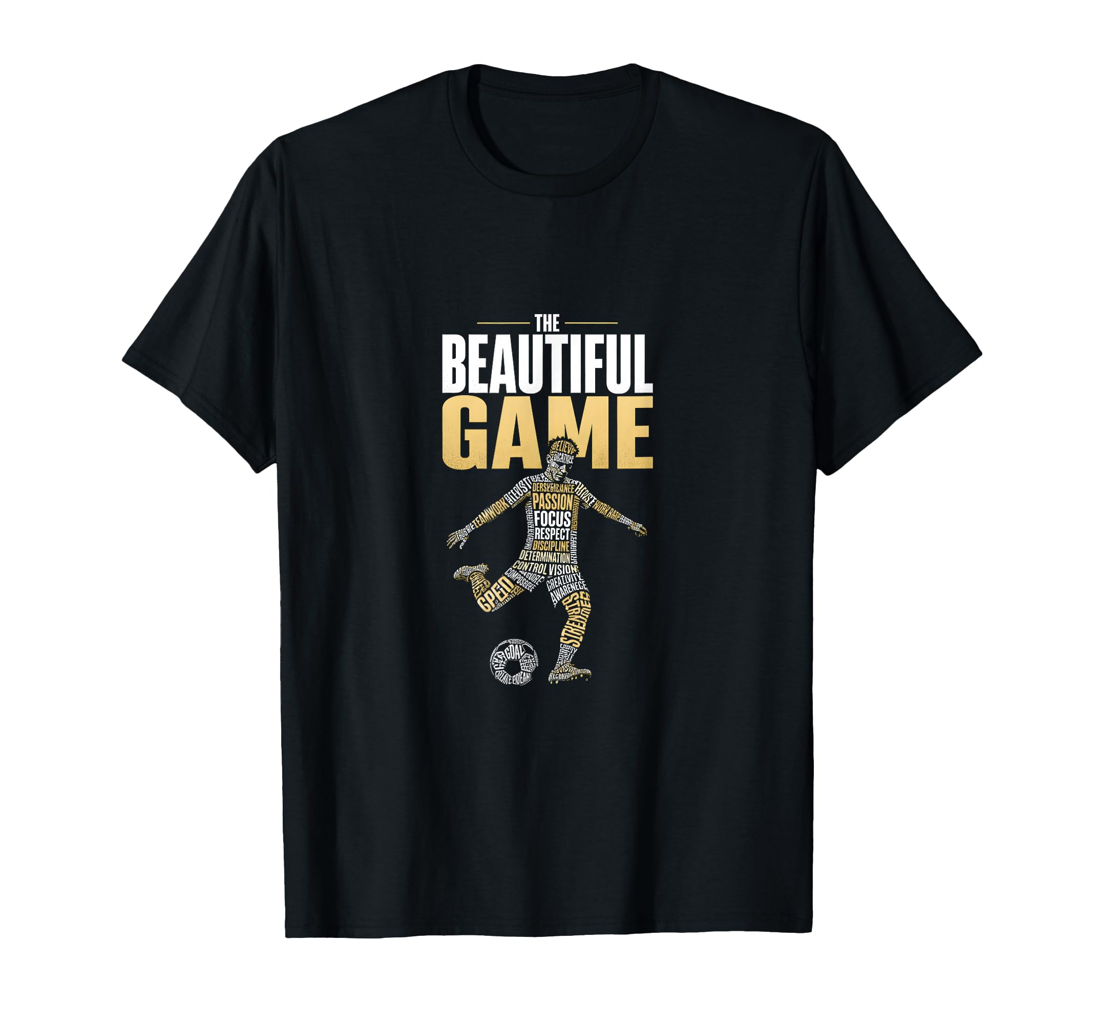 Beautiful Game Soccer Player Fan T-Shirt - Novelty Apparel for Adults