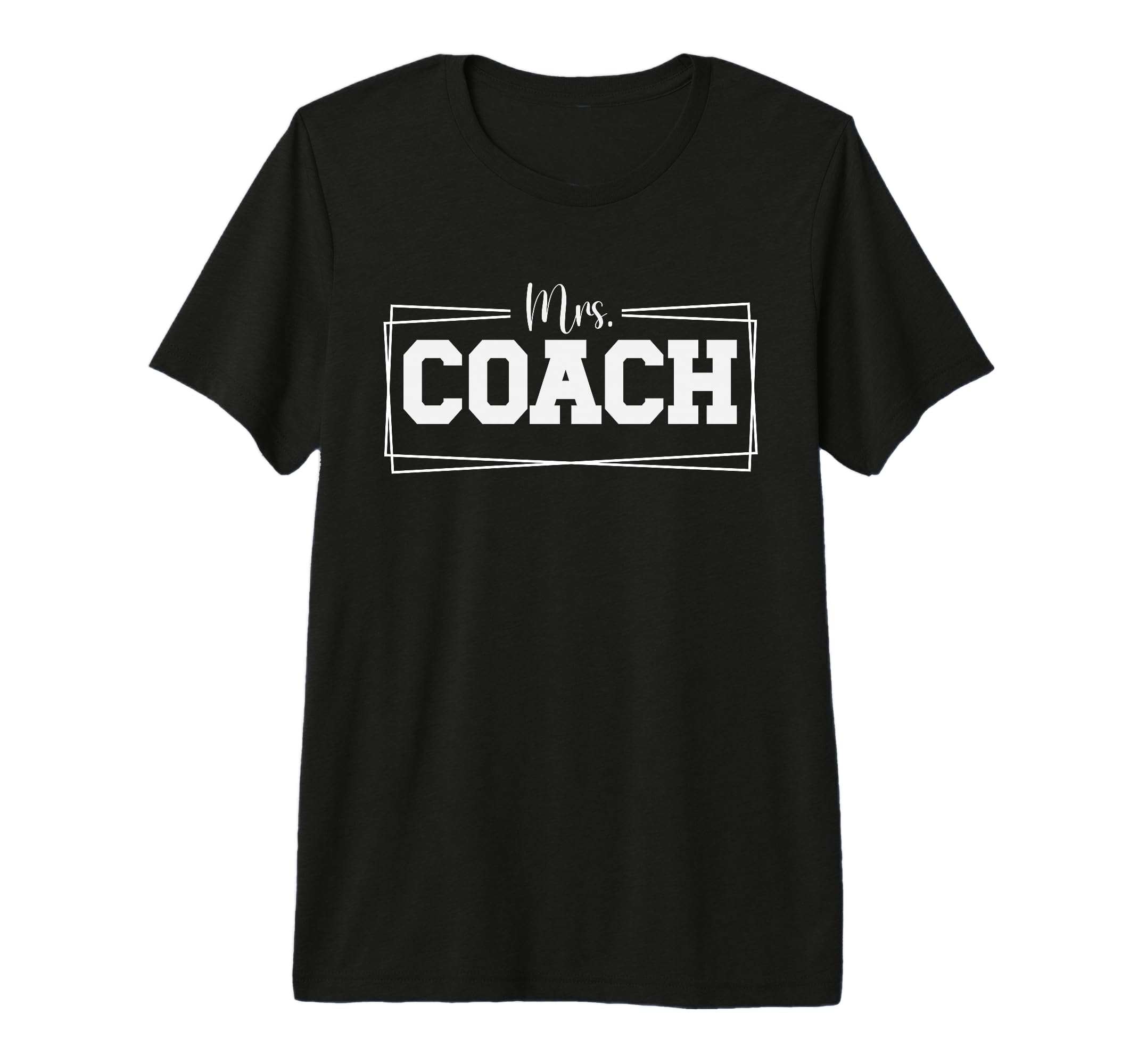 Mrs Coach Soccer Coachs Wife T-Shirt - Casual Everyday Wear Men Women