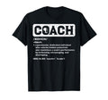 Coach Definition Football Gridiron T-Shirt - Aesthetic Graphic for Adults