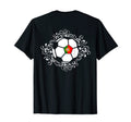 Floral Portugal Soccer Lovers Jersey T-Shirt - Fun Novelty Design Unisex