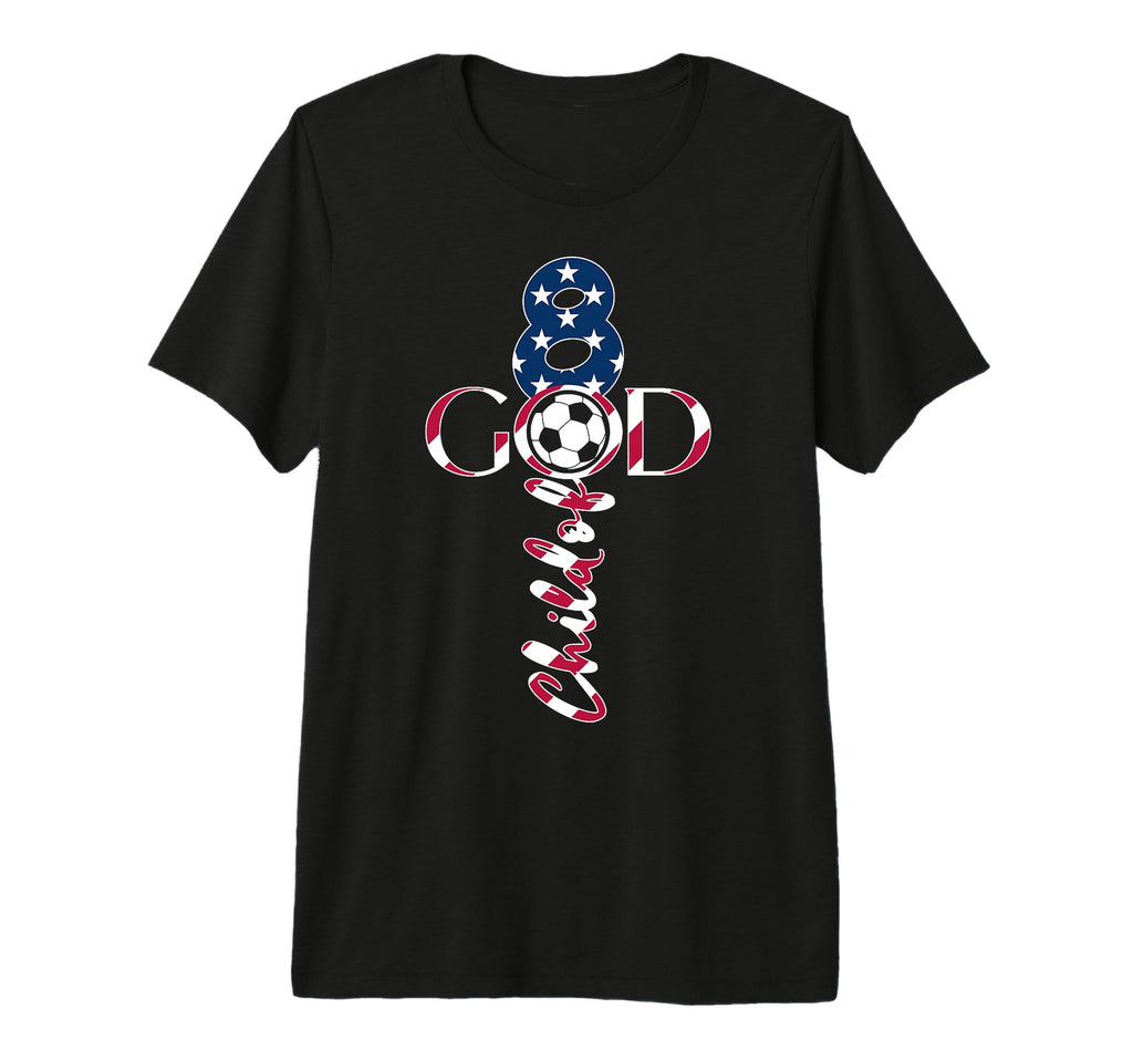 Jesus 8 Years Child God Soccer 8Th T-Shirt - Trendy Graphic Men Women