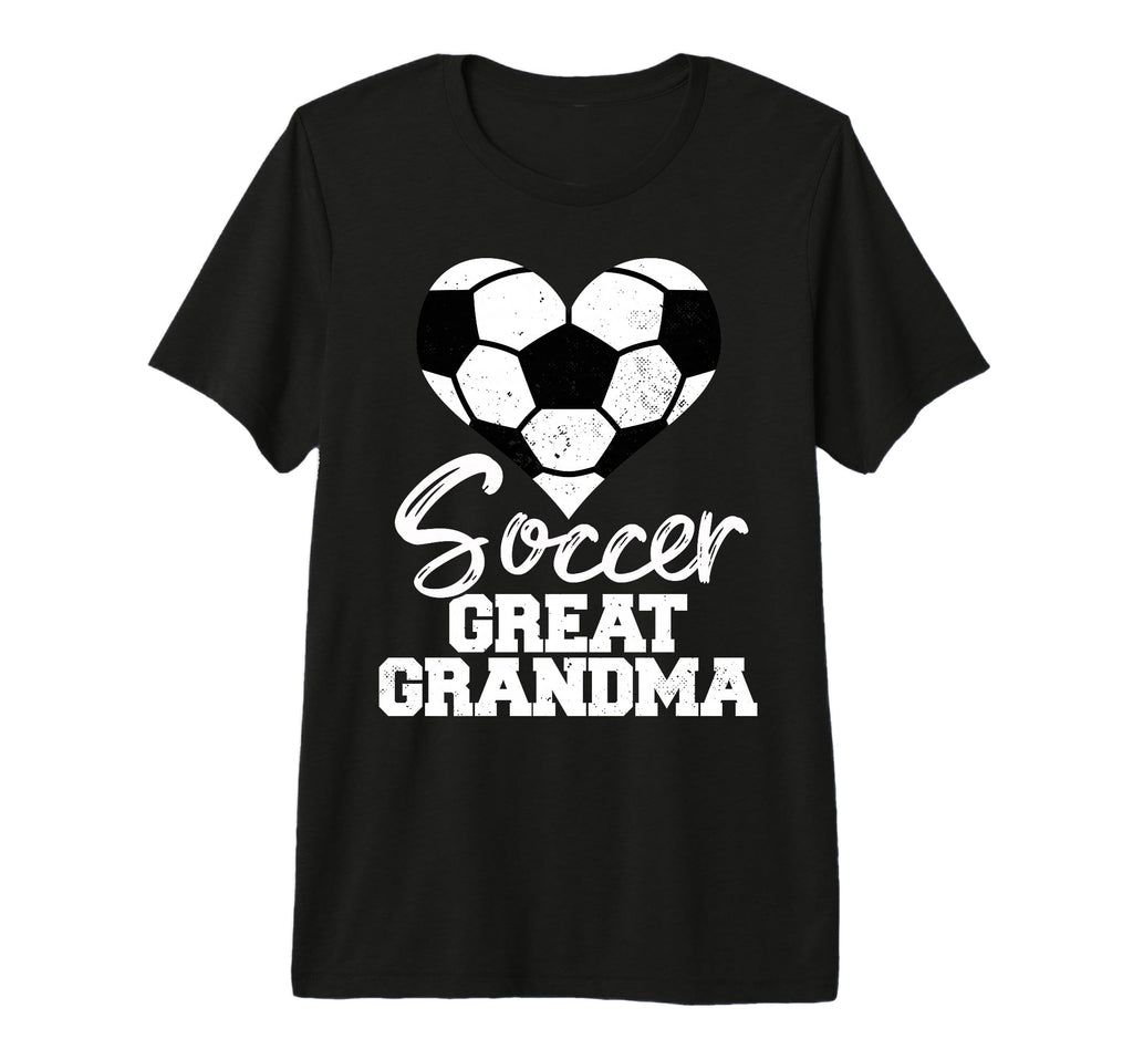 Soccer Great Grandma Heart Funny Heartfelt T-Shirt - Trendy Graphic Unisex