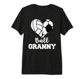 Ball Granny Heart Funny Soccer T-Shirt - Fun Novelty Design Unisex