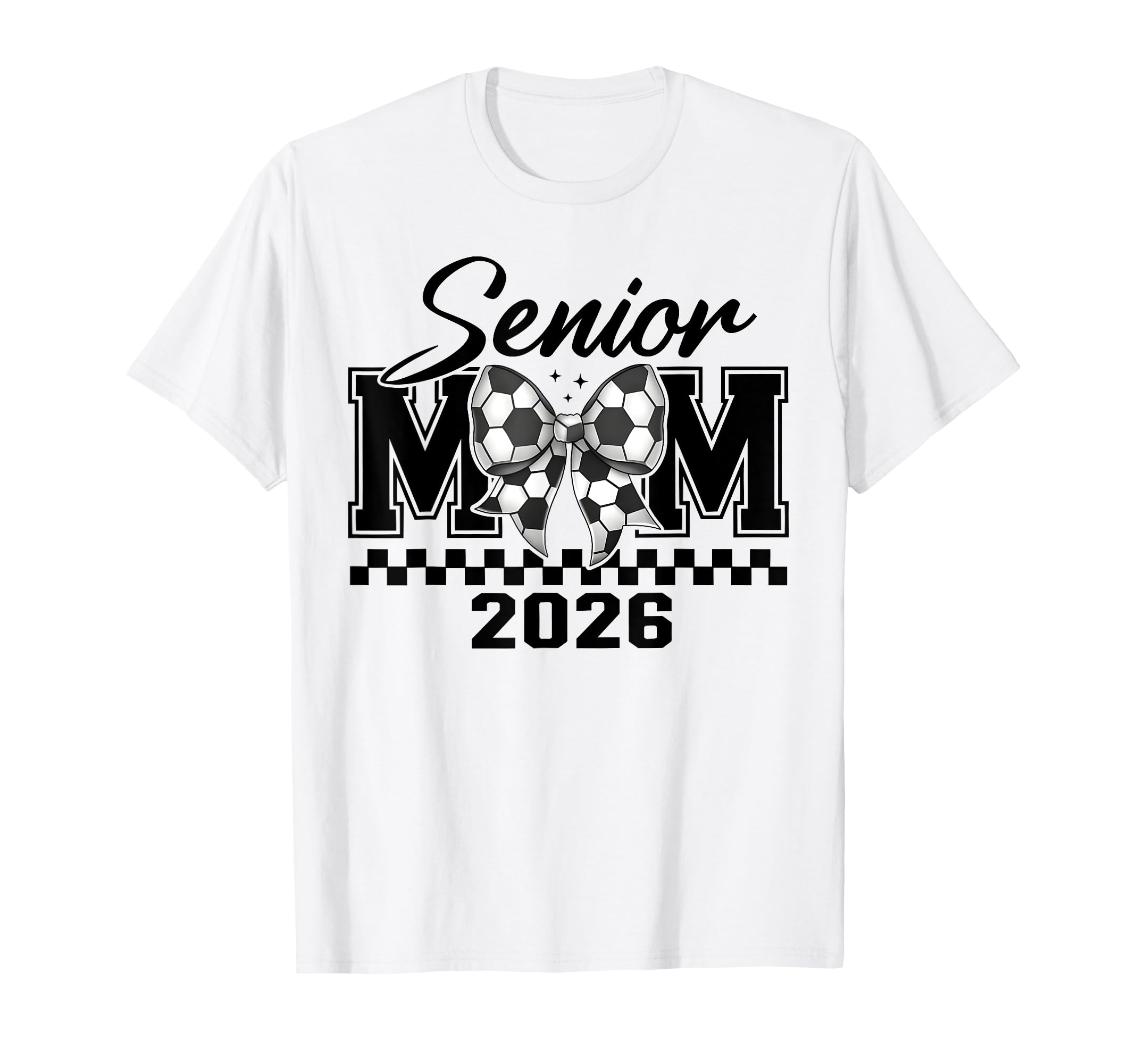 Groovy Senior Mom Soccer Class 2026 T-Shirt - Fun Novelty Design Men Women