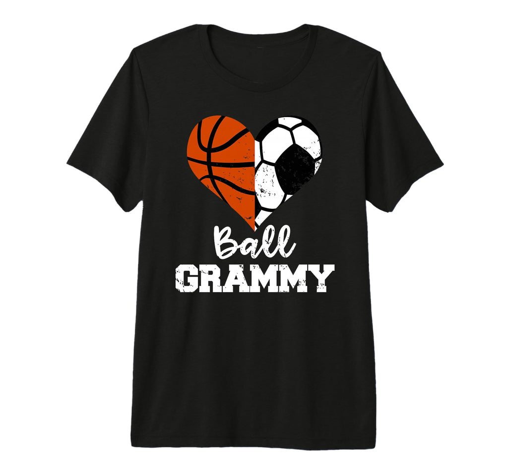 Ball Grammy Heart Funny Soccer T-Shirt - Aesthetic Graphic Men Women